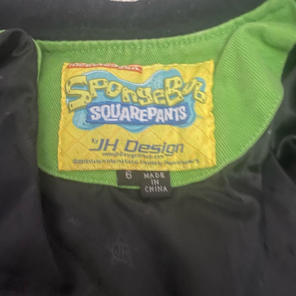A SpongeBob jacket by JH Design